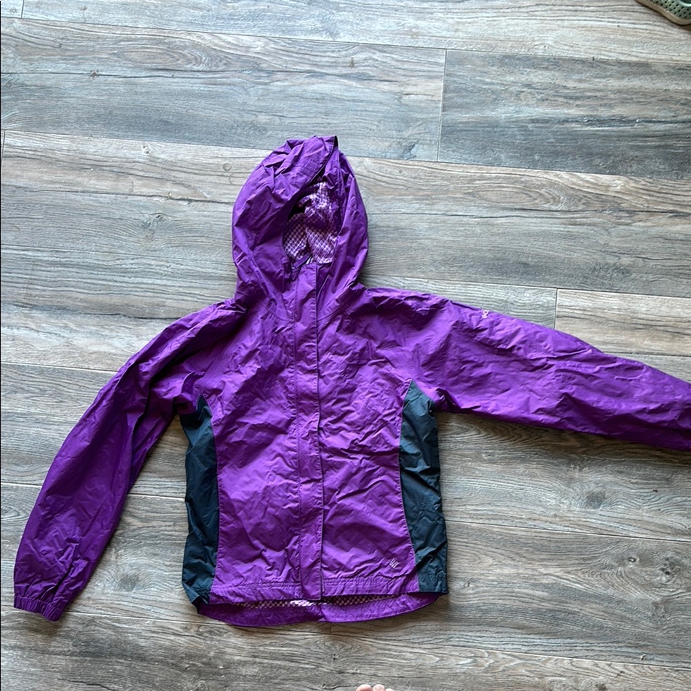 Columbia Purple Jacket with dark blue Details
